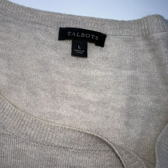 Talbots Lambswool Striped Sweater Size L - Picture 3 of 5
